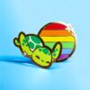 LGBTQ+ Turtle Pin